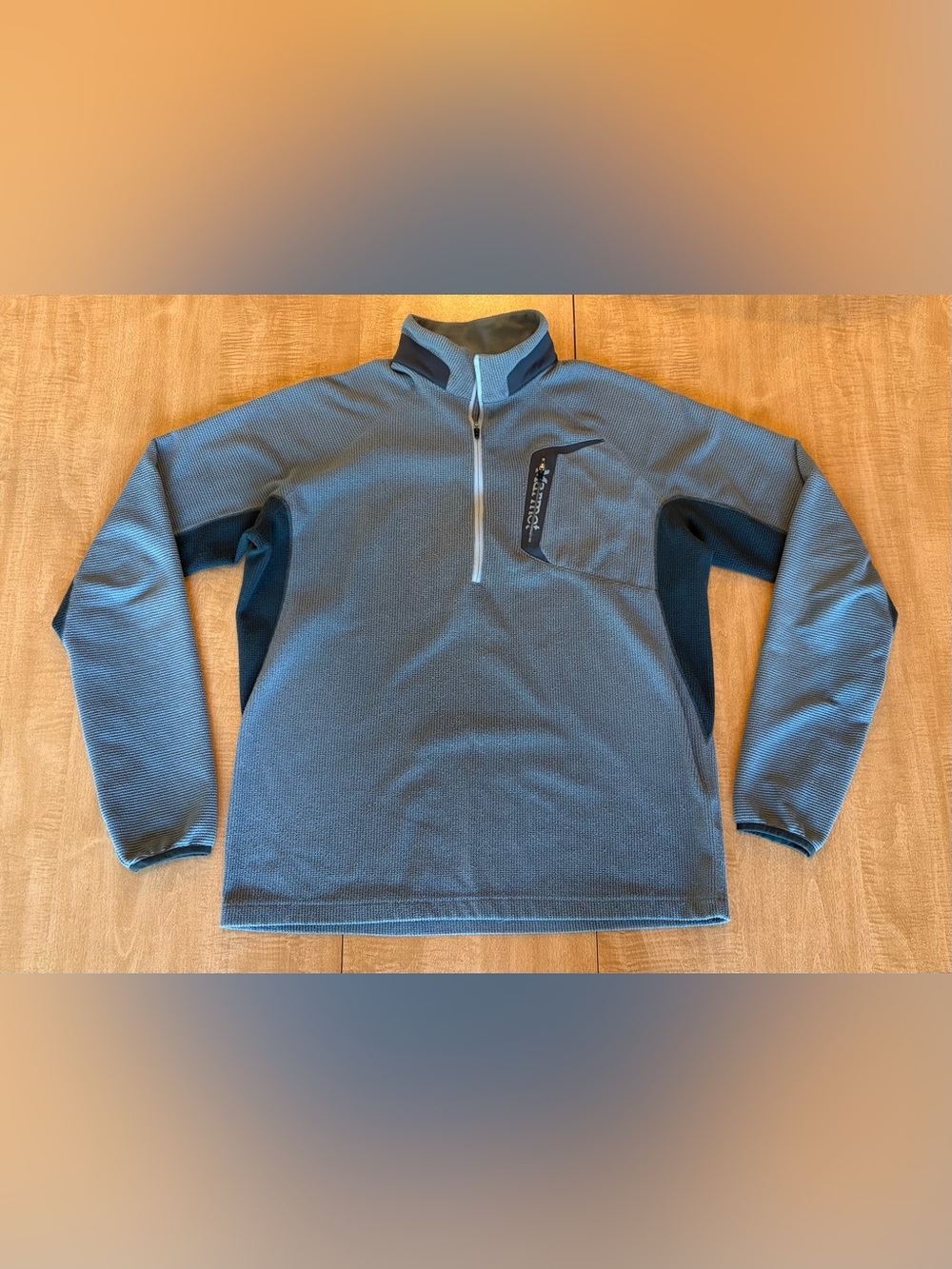 Marmot Men's Gray Quarter-Zip Fleece Pullover